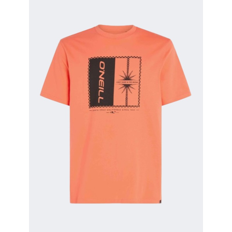 ONeill Mix And Match Palm Men Lifestyle T-Shirt Living Coral