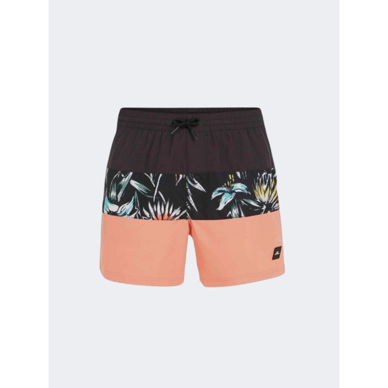 ONeill Mixmatch Cali 15 Inch Men Beach Swim Short Black Tropicana