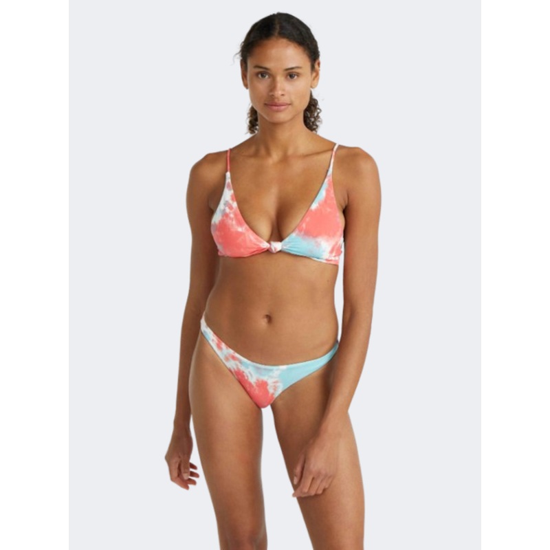 ONeill Pismo Flamenco Wow Women Beach Bikini Set Pink Ice Cube Tie