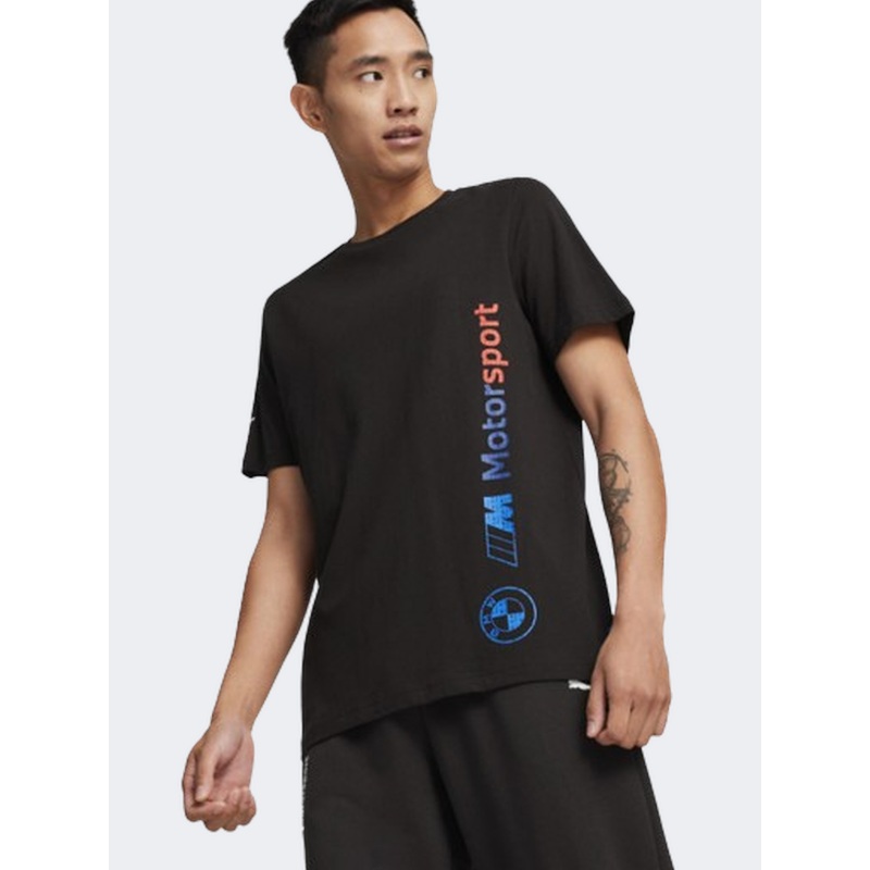 Puma Bmw Mms Logo Men Lifestyle T-Shirt Black/Blue/Red