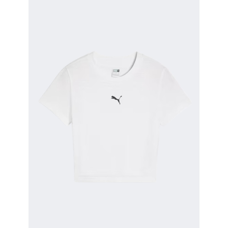 Puma Dare To Baby Women Lifestyle T-Shirt White/Black