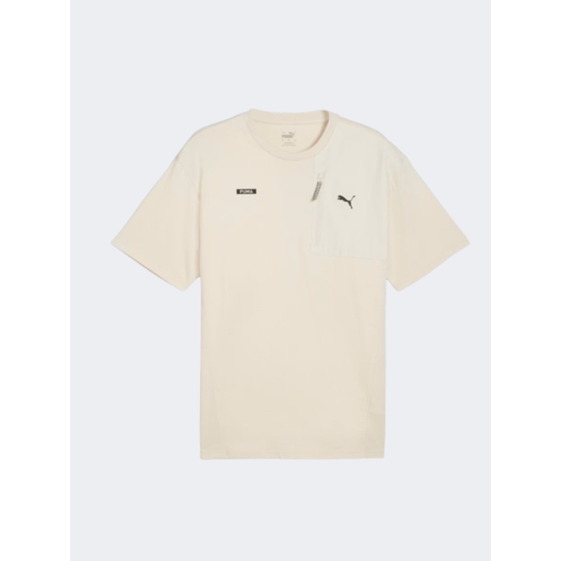 Puma Desert Road Men Lifestyle T-Shirt Alpine Snow
