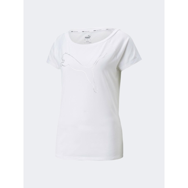 Puma Favorite Jersey Cat Women Training T-Shirt White