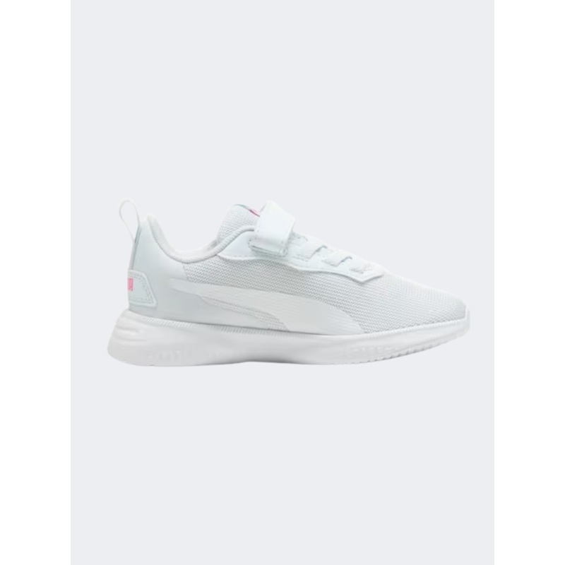 Puma Fly Flex Ac Ps-Girls Running Shoes Dewdrop/White/ Pink