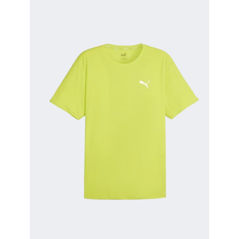 Puma Run Favorite Velocity Men Running T-Shirt Lime Pow