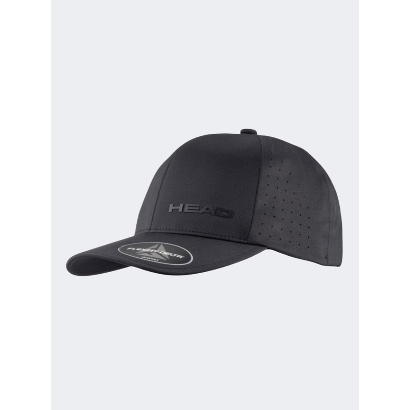 Head Delta Flexfit Unisex Tennis Cap Black