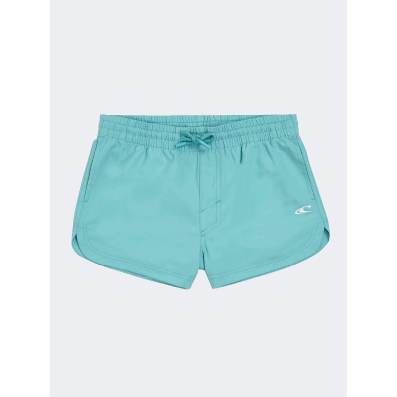 ONeill Essentials Anglet Solid 10 Inch Girls Beach Swim Short Ripling Shores