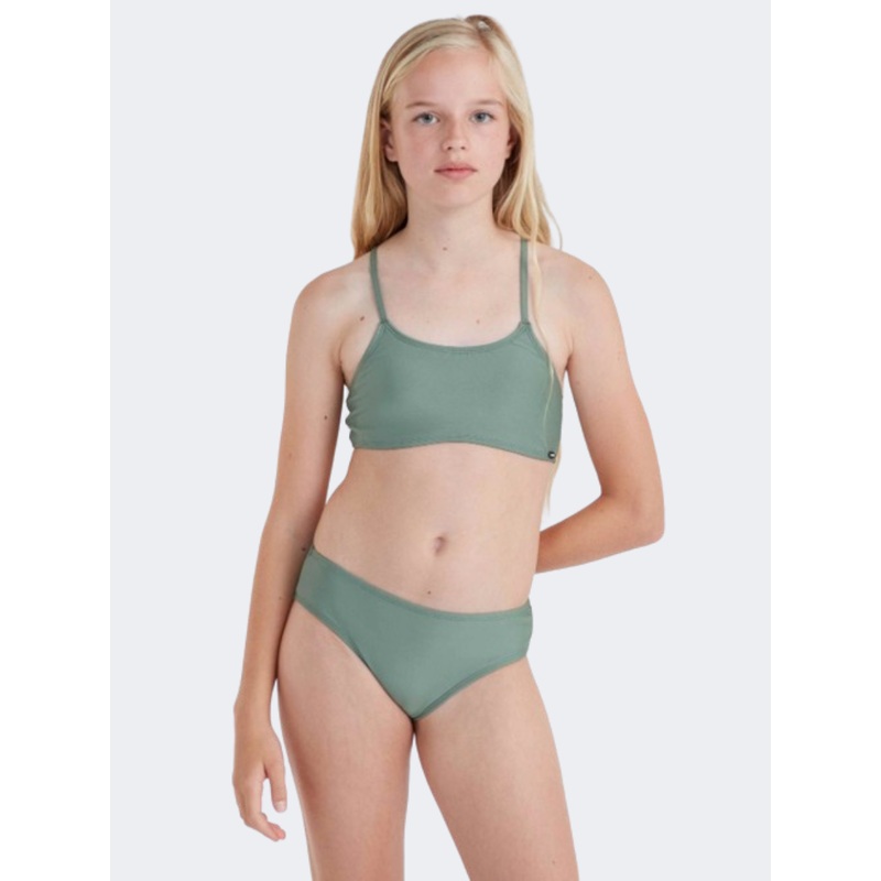 ONeill Essentials Girls Beach Bikini Set Lily Pad