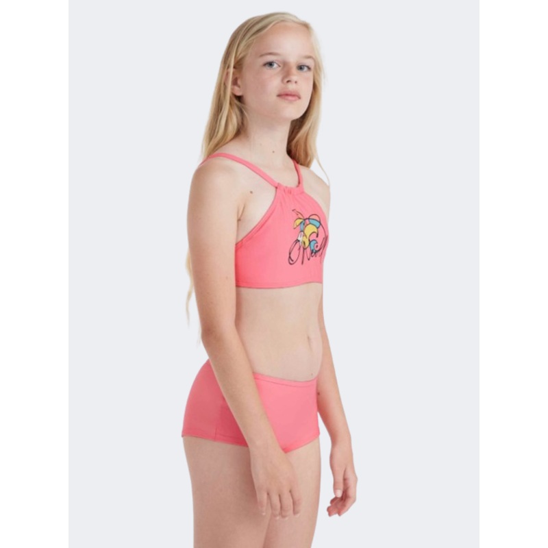 ONeill Mix And Match Cali Holiday Girls Beach Bikini Set Perfectly Pink