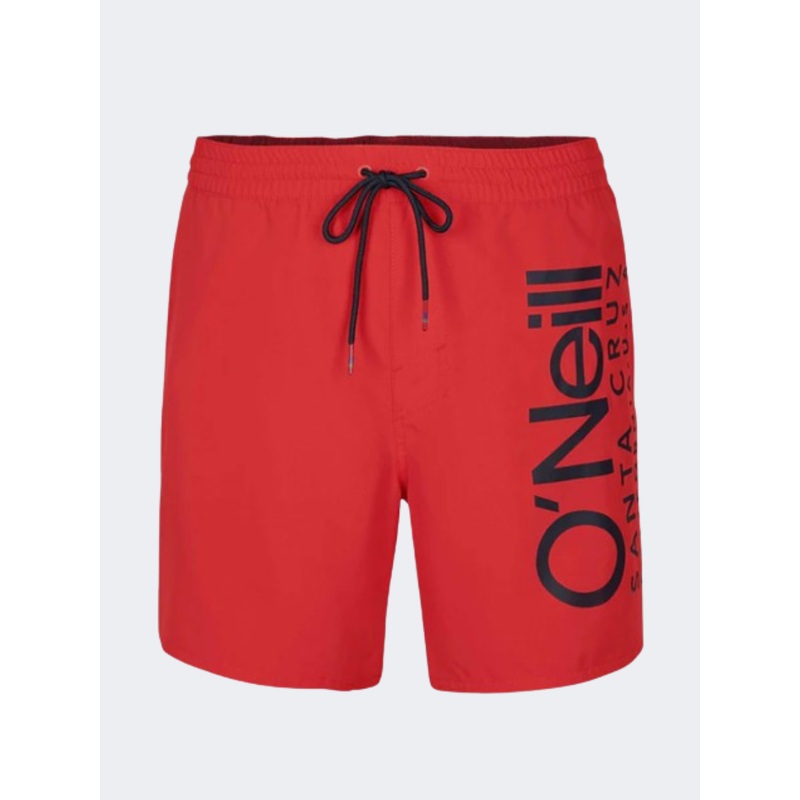 ONeill Original Cali 16 Inch Men Beach Swim Short High Risk Red