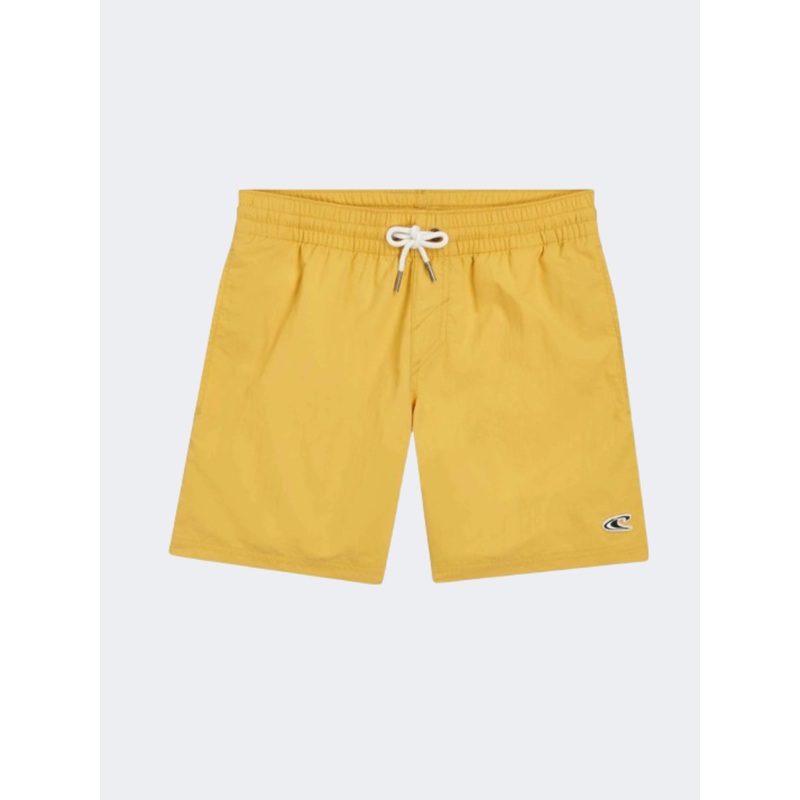 ONeill Vert 14 Inch Boys Beach Swim Short Golden Haze