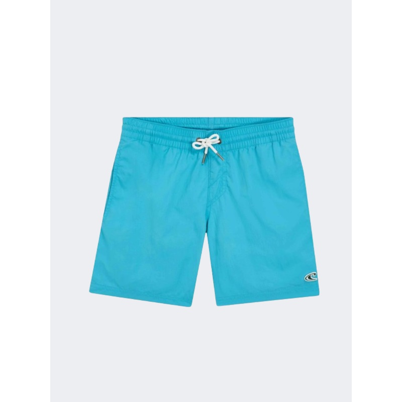 ONeill Vert 14 Inch Boys Beach Swim Short Neon Blue