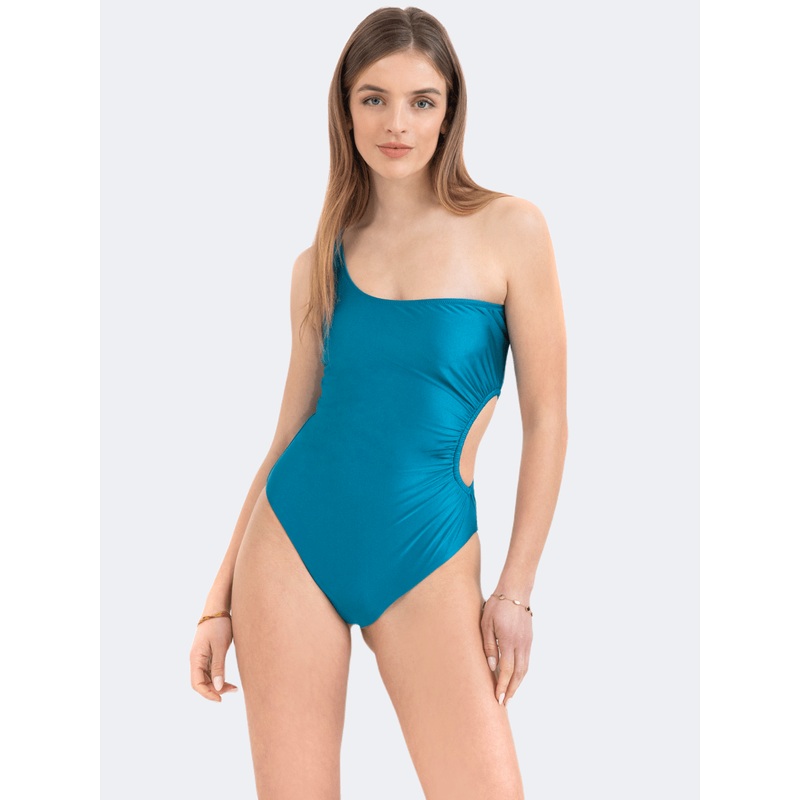 Pretty Me Olivia Women Beach Monokini Blue Niagara