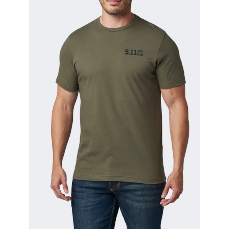 5-11 Ballistic Meditation Men Tactical T-Shirt Ranger Green
