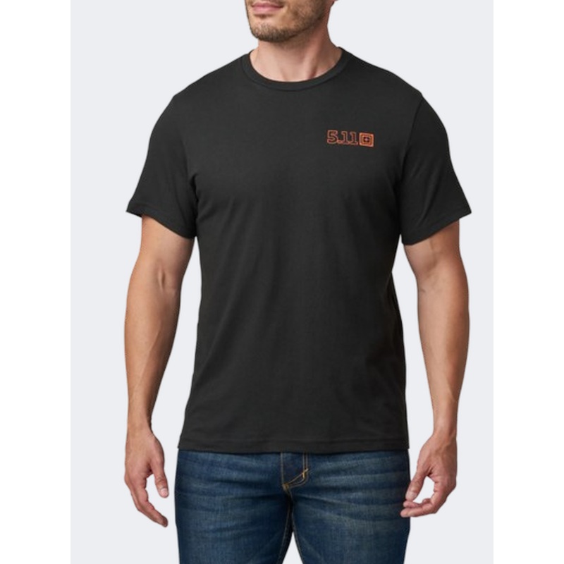 5-11 Pull Up A Chair Men Tactical T-Shirt Black/Orange