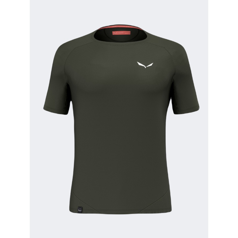 Salewa Pedroc Ptc Delta Men Hiking T-Shirt Green Dark Olive