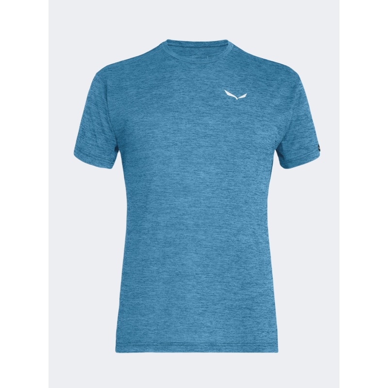 Salewa Puez Melange Dry Men Hiking T-Shirt Blue Cendre/Melange