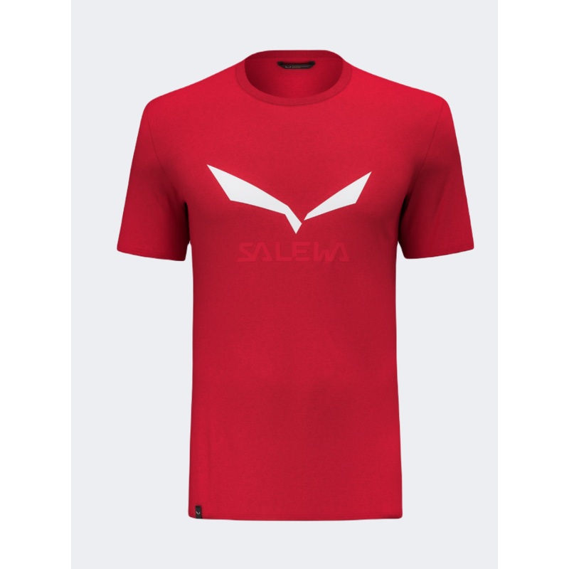 Salewa Solidlogo Dry Men Hiking T-Shirt Red Flame