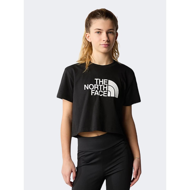 The North Face Cropped Easy Girls Lifestyle T-Shirt Black