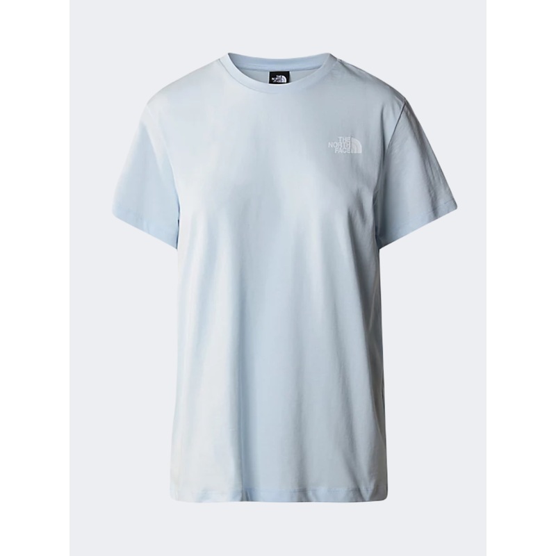 The North Face Relaxed Redbox Women Lifestyle T-Shirt Blue/Astro Lime