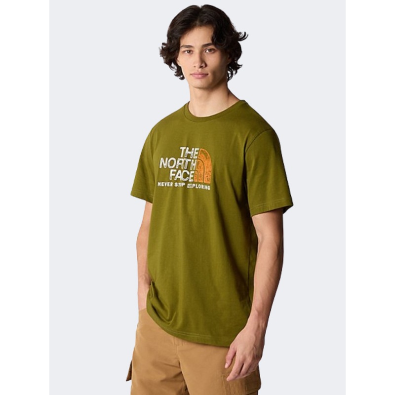 The North Face Rust 2 Men Lifestyle T-Shirt Forest Olive