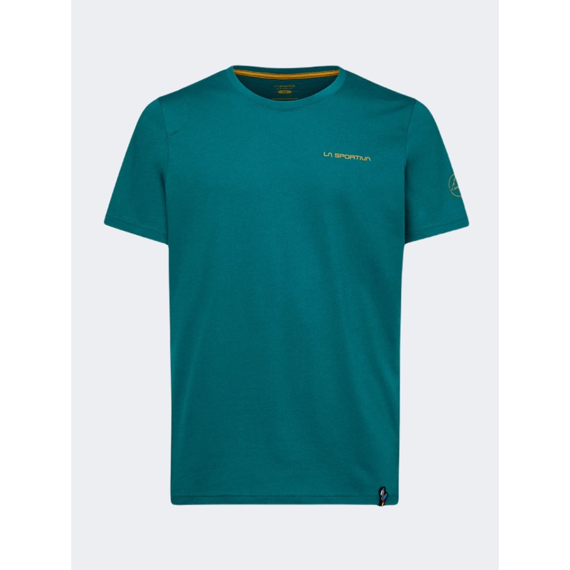 La Sportiva Back Logo Men Climbing T-Shirt Everglade