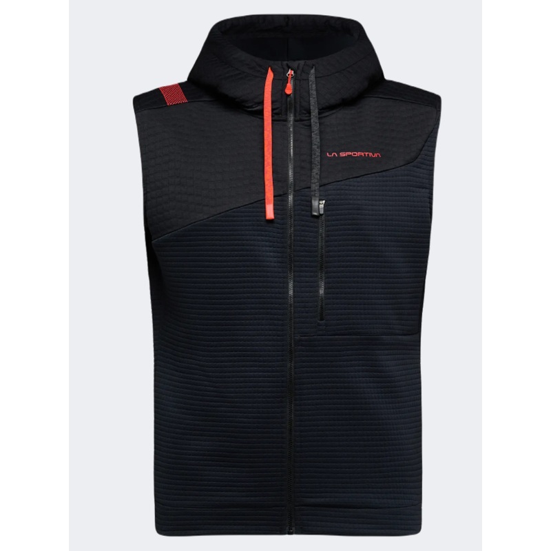 La Sportiva Method Vest Men Climbing Vest Black/Cherry Tomato