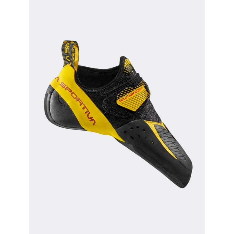 La Sportiva Solution Comp Men Climbing Shoes Black/Yellow