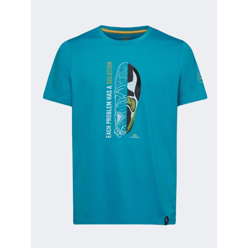 La Sportiva Solution Men Climbing T-Shirt Tropic Blue