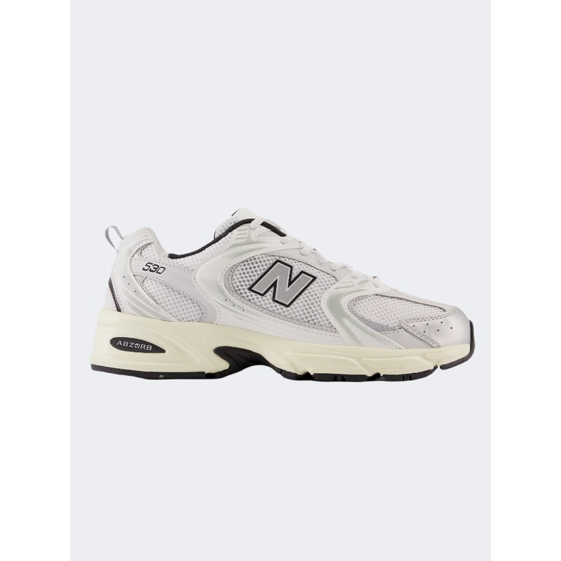 New Balance 530 Unisex Lifestyle Shoes White/Silver/Black