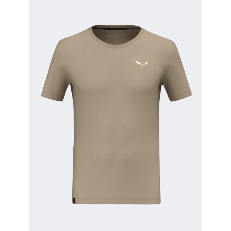 Salewa Eagle Sheep Camp Dry Men Hiking T-Shirt Beige Quicksand
