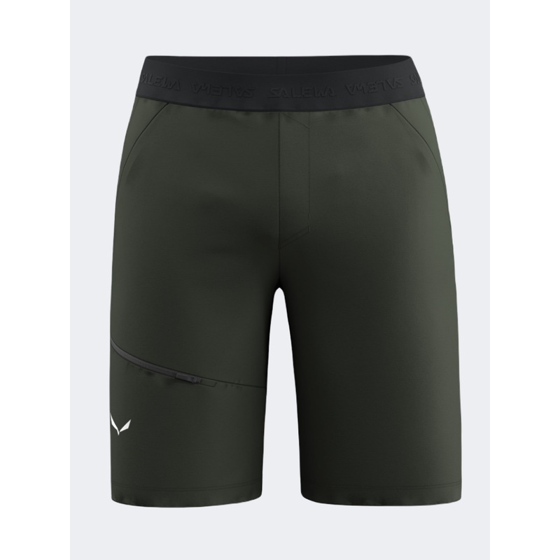 Salewa Puez 4 Men Hiking Short Green Dark Olive