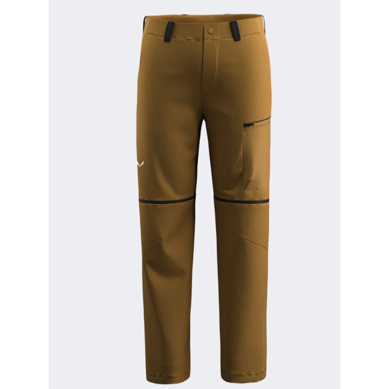 Salewa Puez Hemp Durastretch 2 In 1 Men Hiking Pant Beige Golden Brown