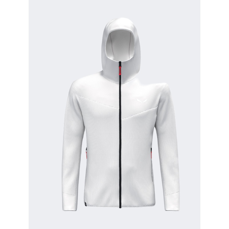 Salewa Puez Waffle Hybrid Men Hiking Jacket White