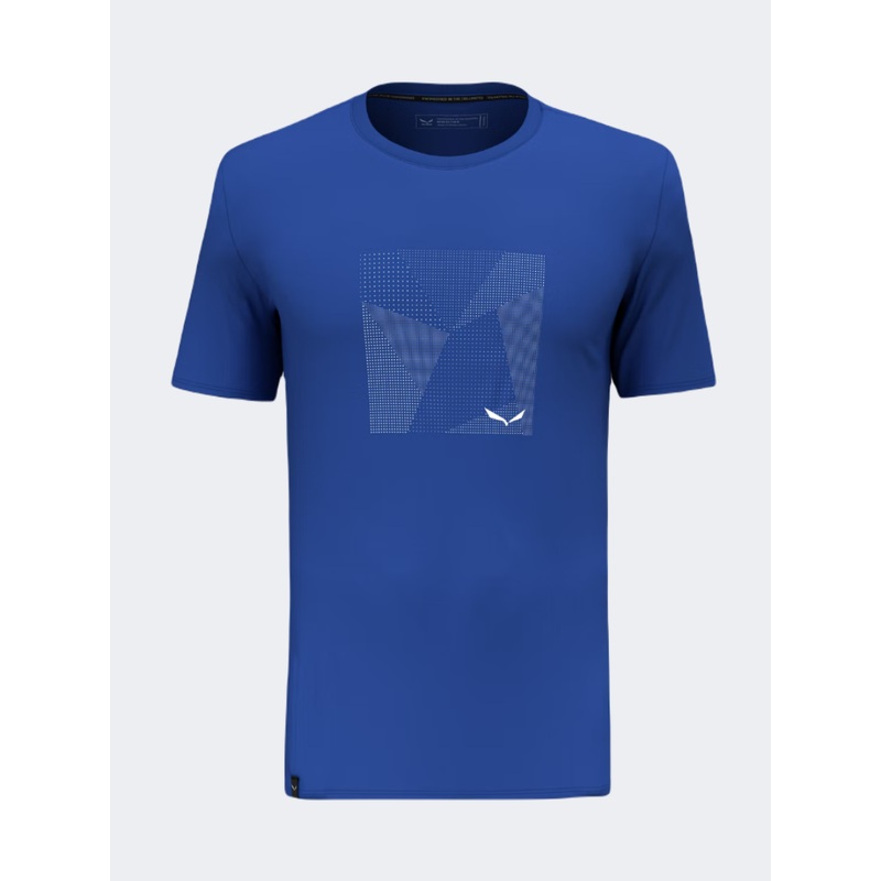 Salewa Pure Building Dry Men Hiking T-Shirt Blue Electric