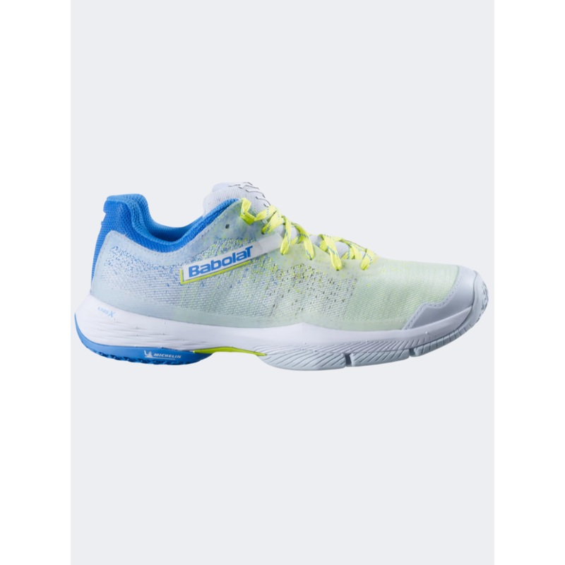 Babolat Jet Ritma Women Padel Shoes Plume/Sulphur Spring
