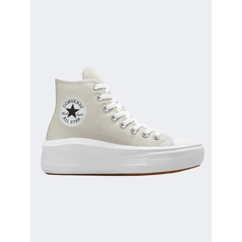 Converse Chuck Taylor All Star Move Seasonal Women Lifestyle Shoes Fossilize Grey/White