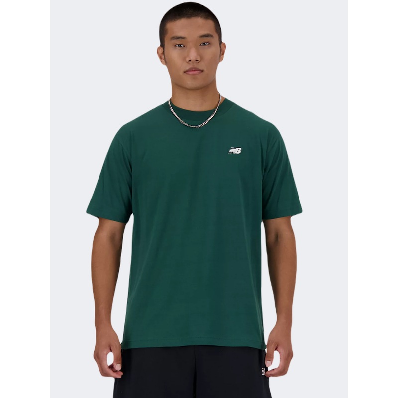 New Balance Small Logo Men Lifestyle T-Shirt Nightwatch Green