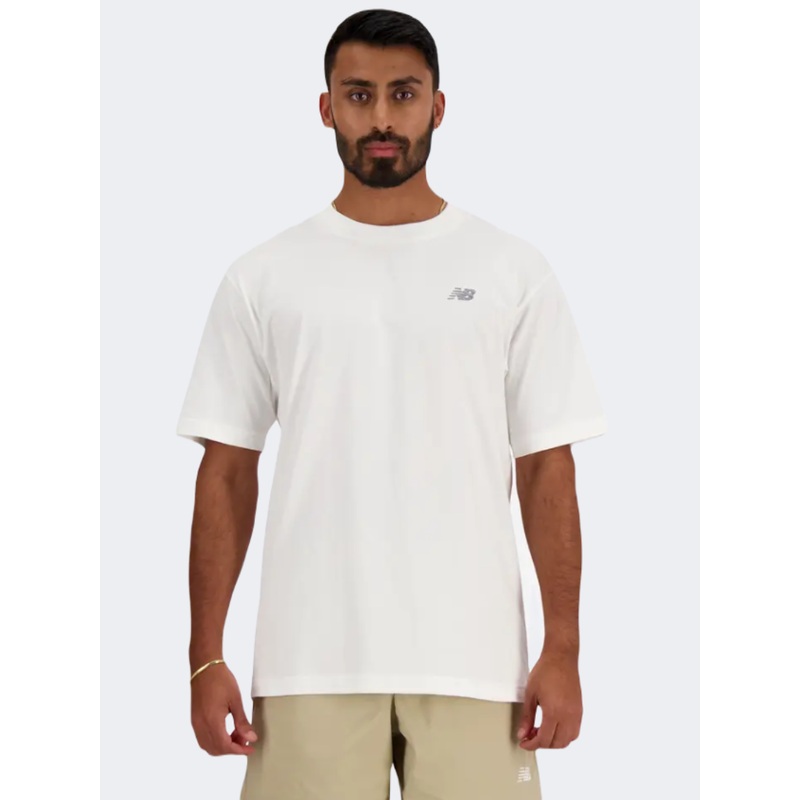New Balance Small Logo Men Lifestyle T-Shirt White