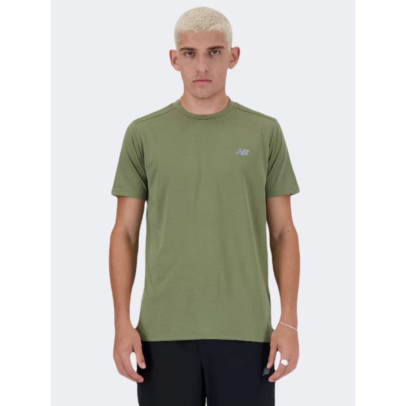 New Balance Sports Essentials Men Performanc T-Shirt Dark Olivine