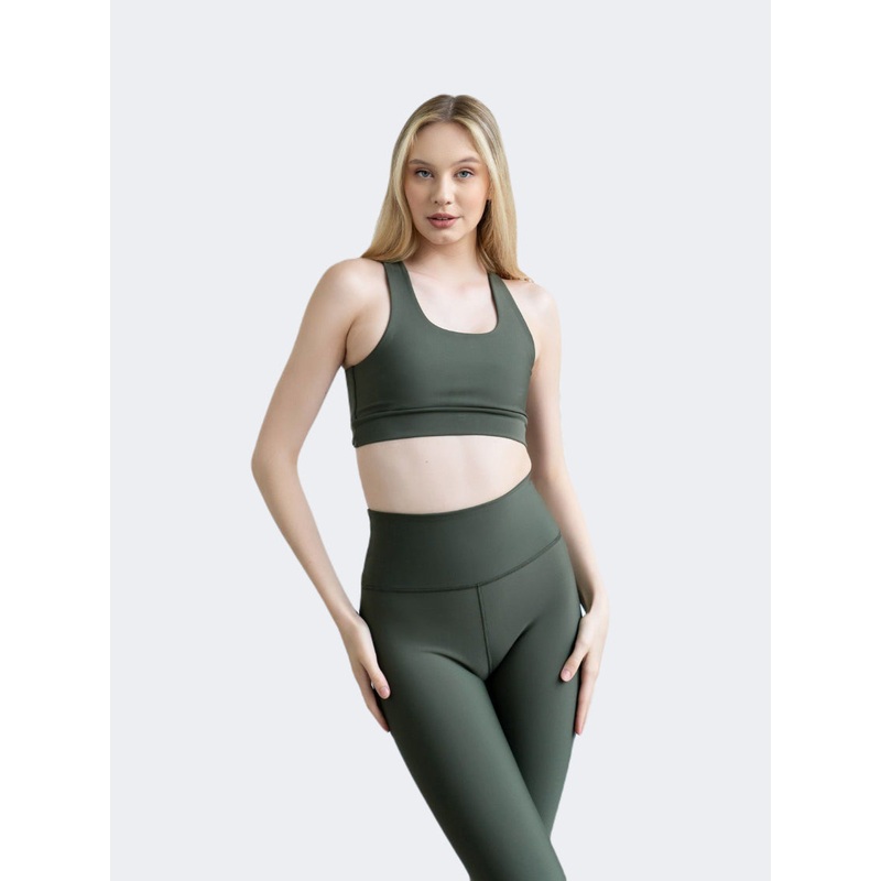 Oil And Gaz Active Women Lifestyle Tight Khaki