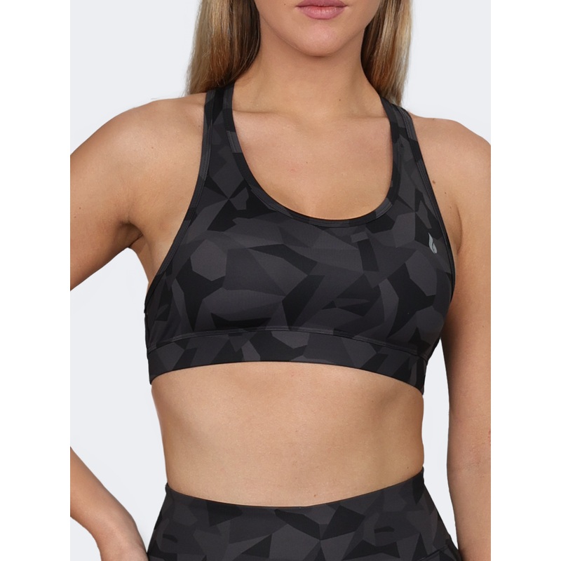 Oil And Gaz Medium Support Women Training Bra Camo