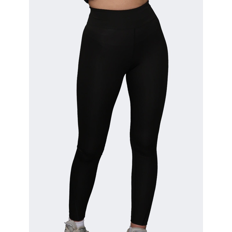 Oil And Gaz Plain Women Fitness Tight Black