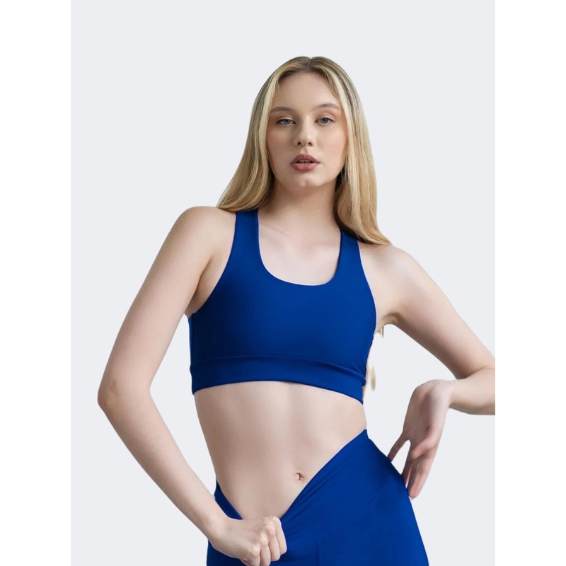 Oil And Gaz Sports Women Lifestyle Bra Blue