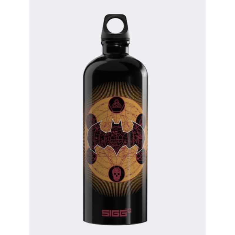 Sigg Traveller Batman Classic 1 L Unisex Lifestyle Water Bottle Black/Gold/Red