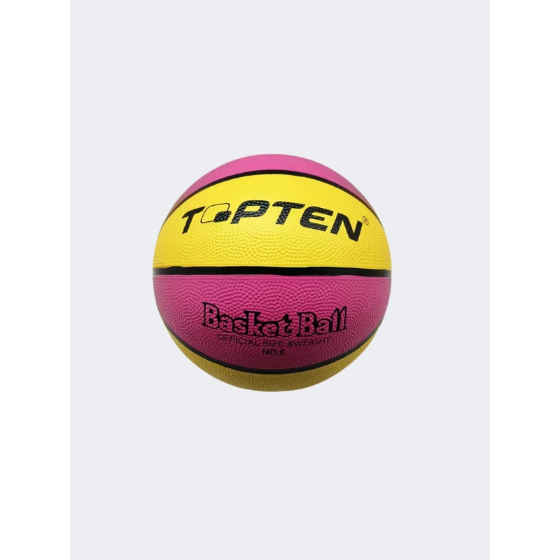 Topten Accessories Basketball Ball Pink/Yellow