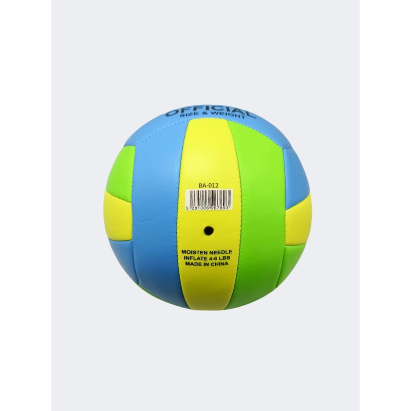 Topten Accessories Stitched Volley Ball Blue/Green/Yellow