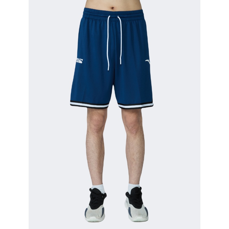 Anta Game Men Basketball Short Blue