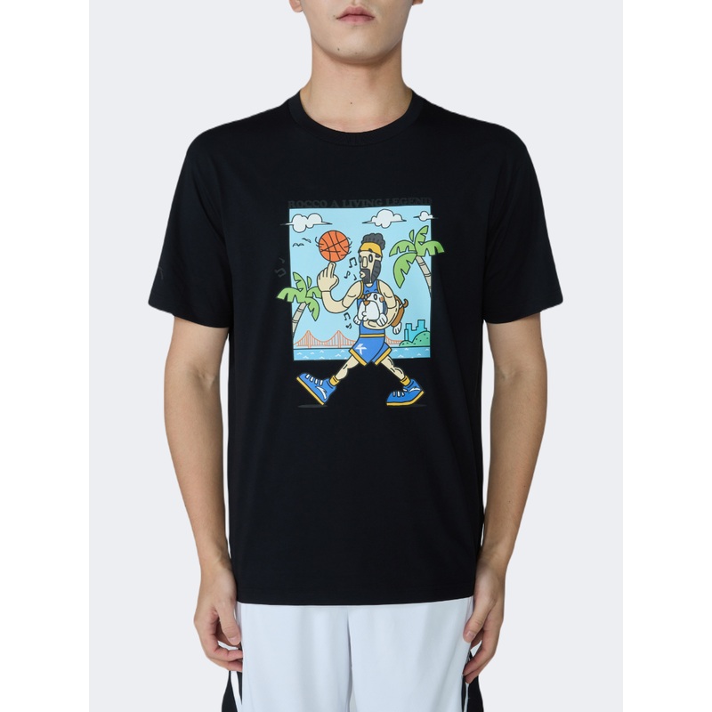 Anta Ktee Rocco Klay Thompson Men Basketball T-Shirt Black