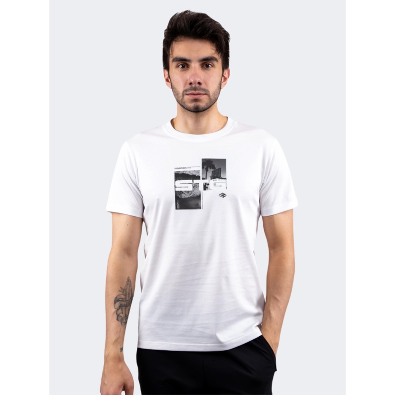 Anta Stg Men Basketball T-Shirt White